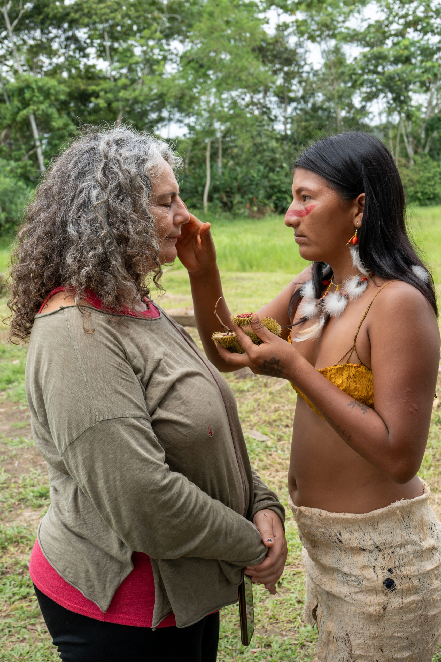 Encuentro con una mujer Waorani